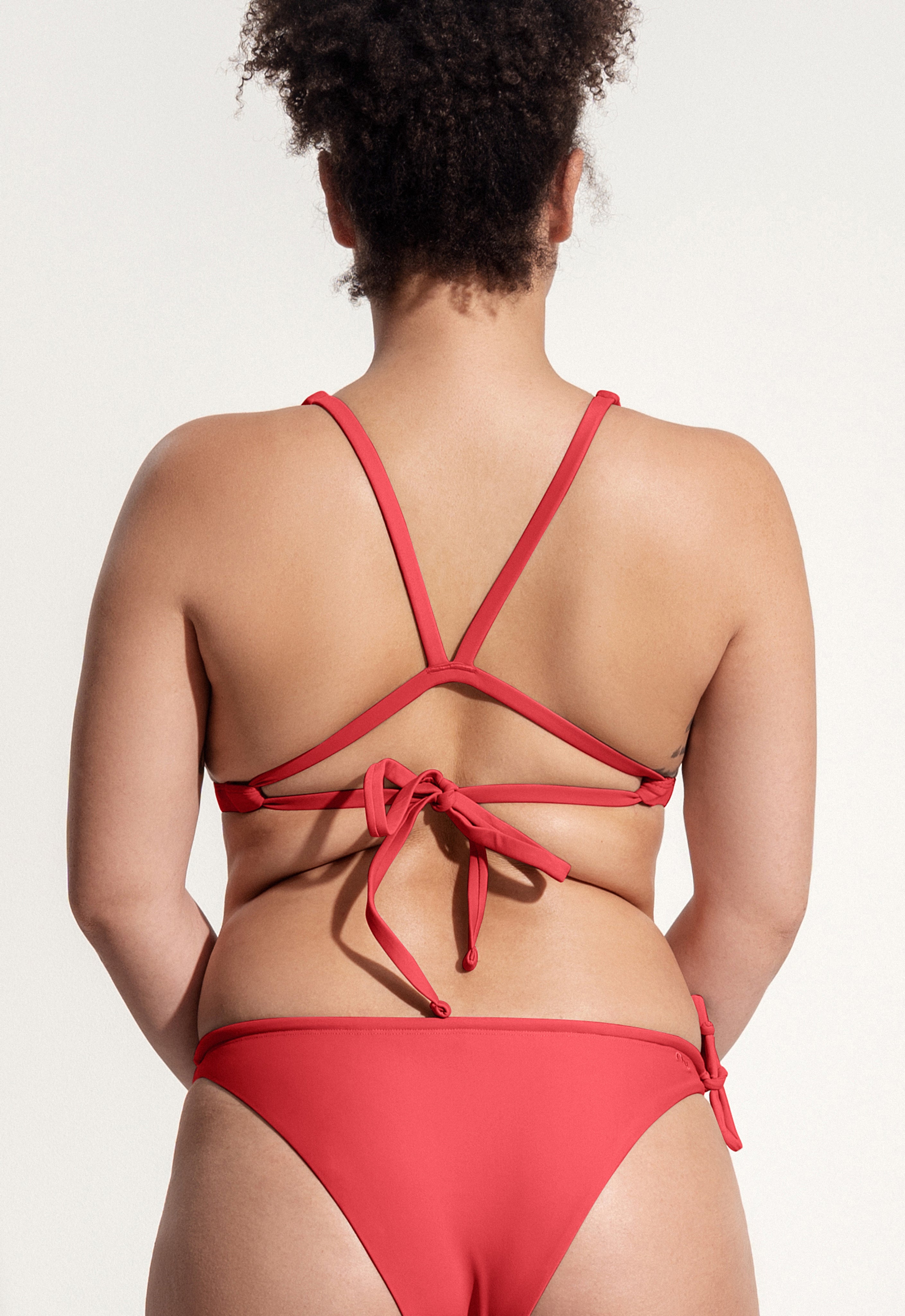 Surf Bikini Oberteil „Coho“ in Erdbeerrot 