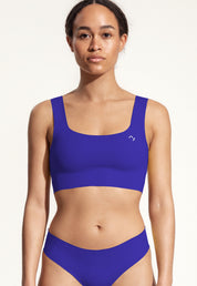 U.W.W. Crop Top in blue